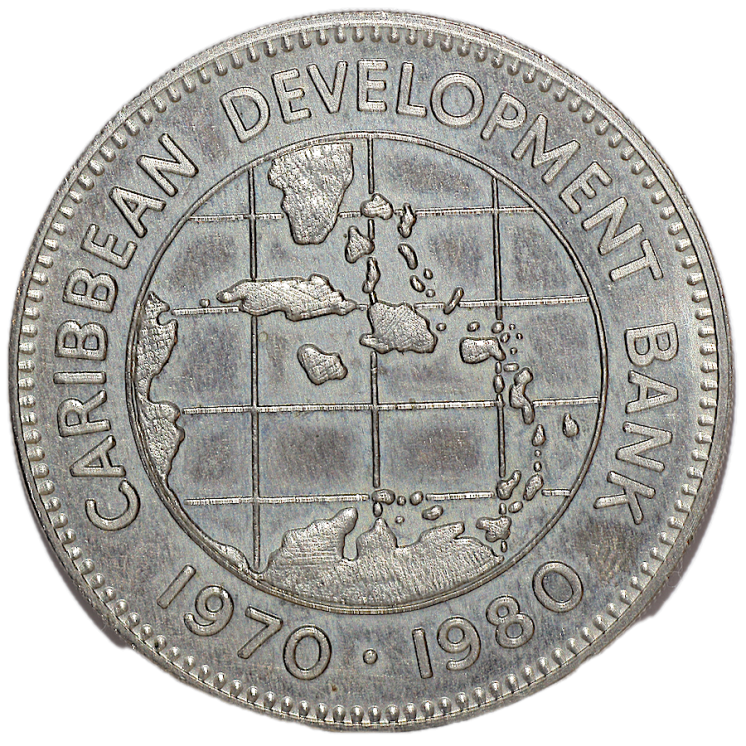 Antilles Britanniques - Elizabeth II (1962-2022), 10 Dollars, 1980