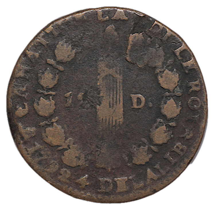 France - Louis XVI (1774-1793), 12 Deniers, 1792, N (Montpellier)