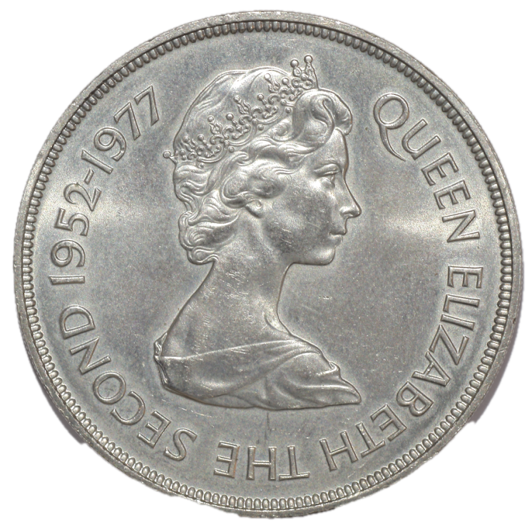 Guernesey - Elizabeth II (1952-2022), 25 Pence, 1977