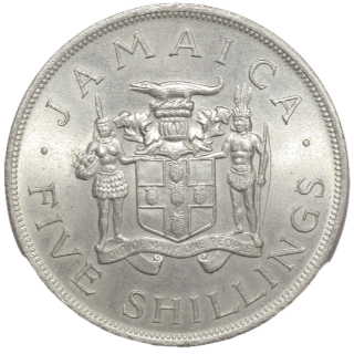 Jamaïque - Elizabeth II (1952-2022), 5 Shillings, 1966
