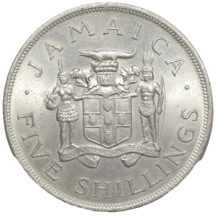 Jamaïque - Elizabeth II (1952-2022), 5 Shillings, 1966