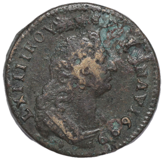France - Louis XIV (1643-1715), Liard de France, 1699, & (Aix en Provence)
