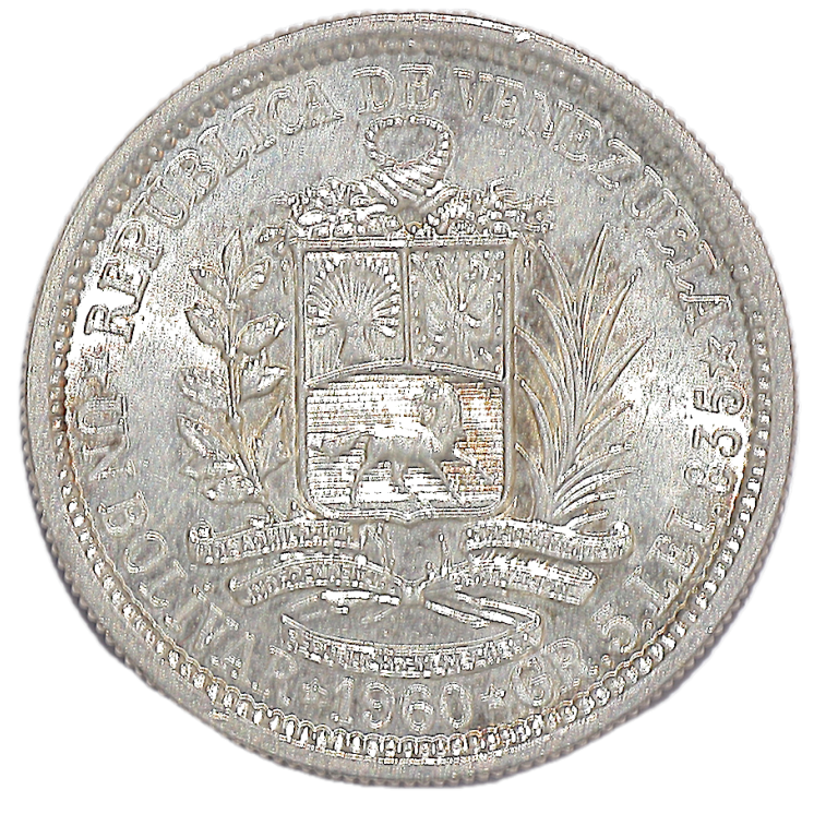 Venezuela - 1 Bolivar, 1960