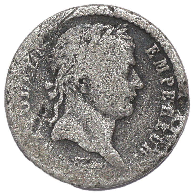 France - Napoléon Ier (1804-1814), 1/2 Franc, 1808, A (Paris)