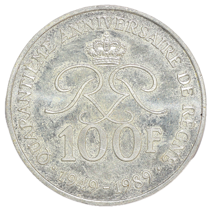 Monaco - 100 Francs, 1989
