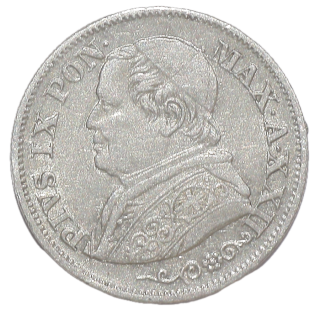 Vatican - Pie IX (1846-1878), 10 soldi, 1867, R (Rome)