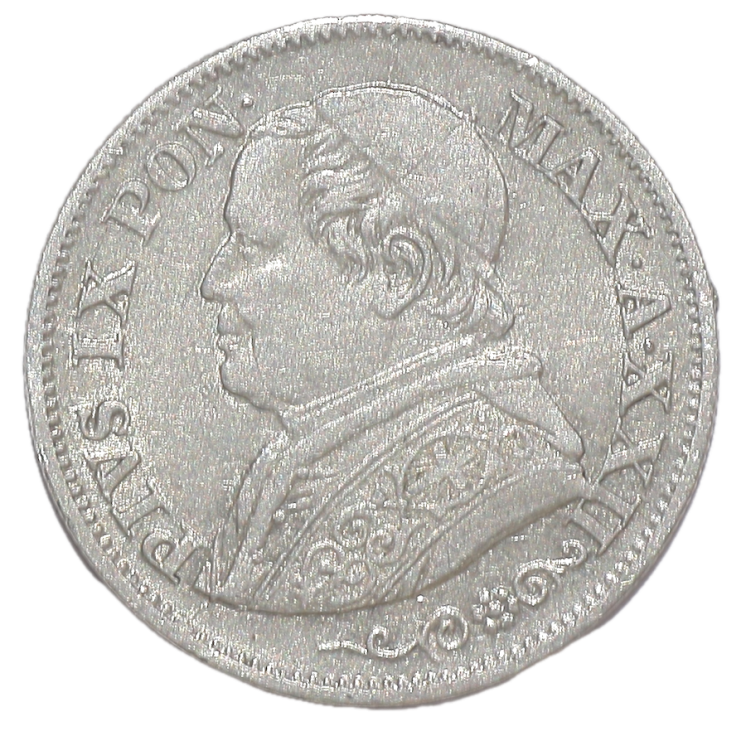 Vatican - Pie IX (1846-1878), 10 soldi, 1867, R (Rome)