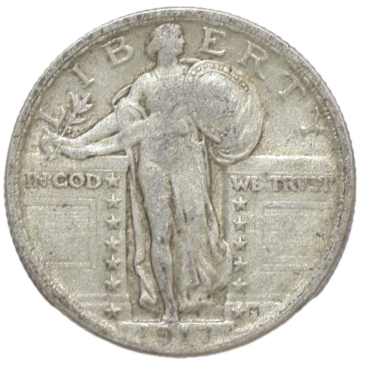 Etats-Unis - République (1776-présent), 1/4 Dollar, 1917