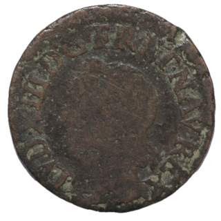 France - Louis XIII (1610-1643), Double Tournois, 1643
