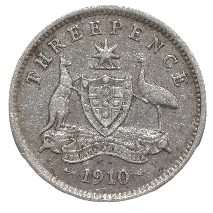 Australie - Edouard VII (1901-1910), 3 Pence, 1910