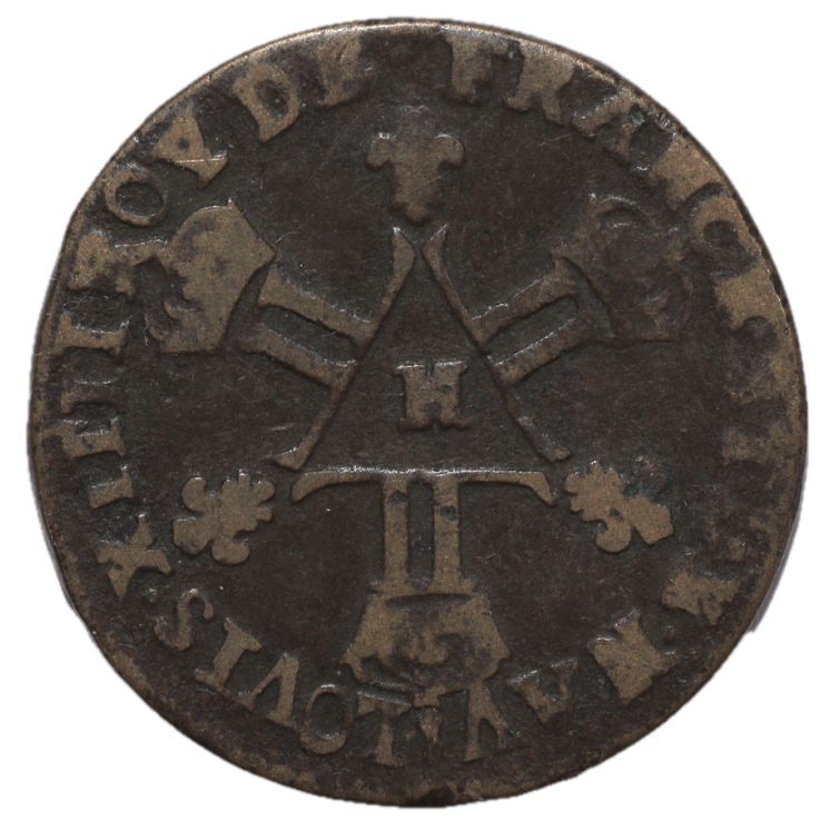 France - Louis XIV (1643-1715), Denier Dardennes