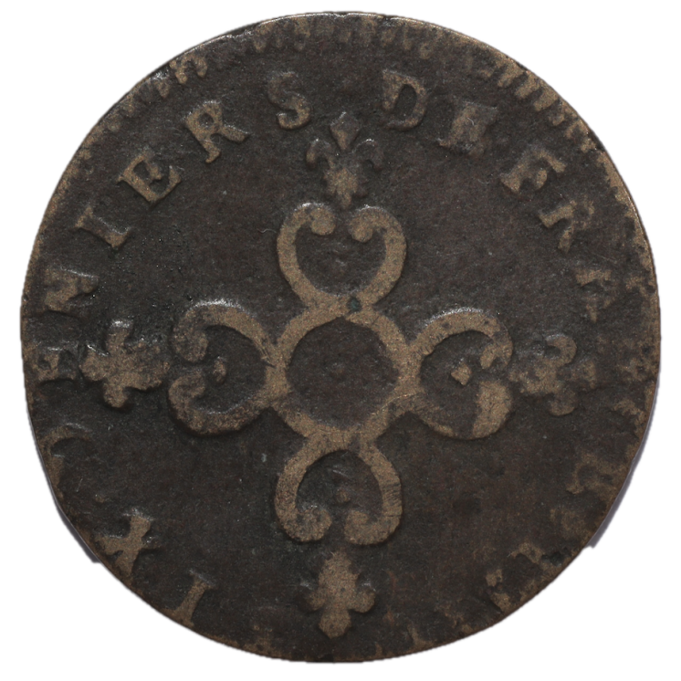 France - Louis XIV (1643-1715), Denier Dardennes