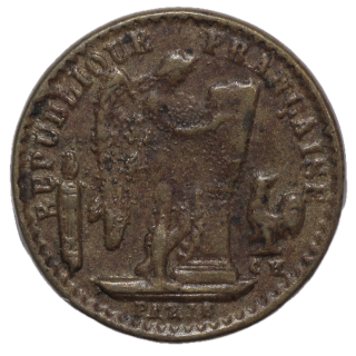 France - Jeton de 20 Francs, 1901, Maisons closes