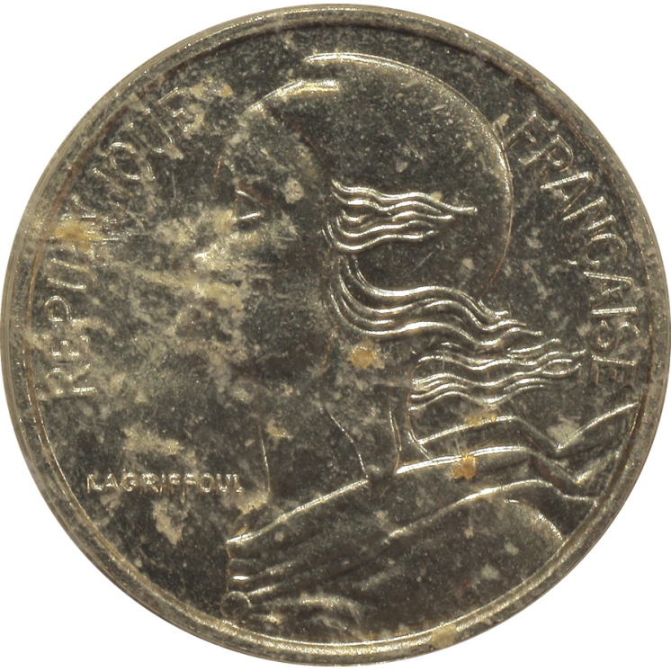 France - Ve République (1958-présent), 5 centimes, 1997, BE
