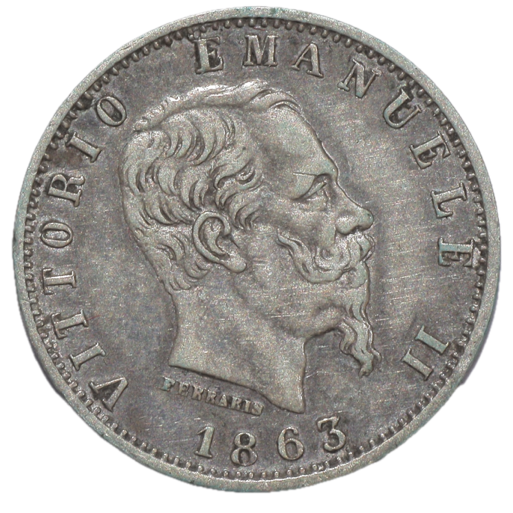 Italie - Victor Emmanuel II (1861-1878), 20 centesimi, 1863