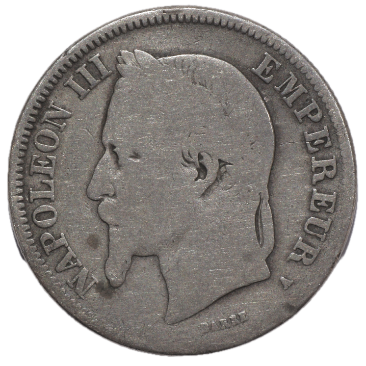 France - Napoléon III (1848-1870), 2 Francs, 1866, A (Paris)