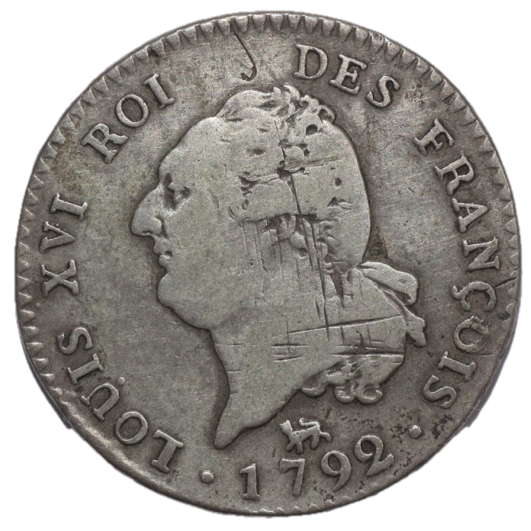 France - Louis XVI (1774-1793), 30 sols, 1792, A (Paris)