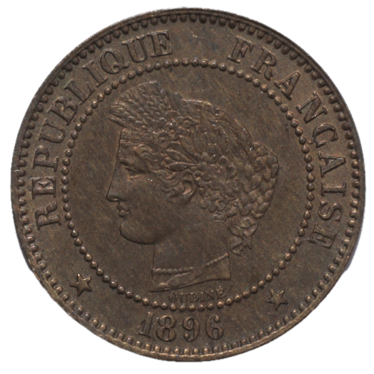 France - IIIe République (1871-1940), 2 centimes, 1896, A (Paris)