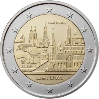 2026 - Lituanie 2€ Kaunas, UNC