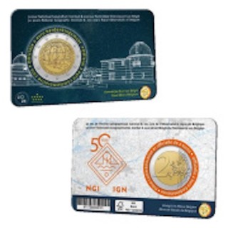 2026 - Belgique 2€ 200 ans de l'observatoire royal de Belgique, UNC
