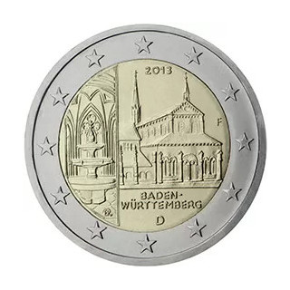 2013 - Allemagne 2 Euros, le Bade-Wurtemberg