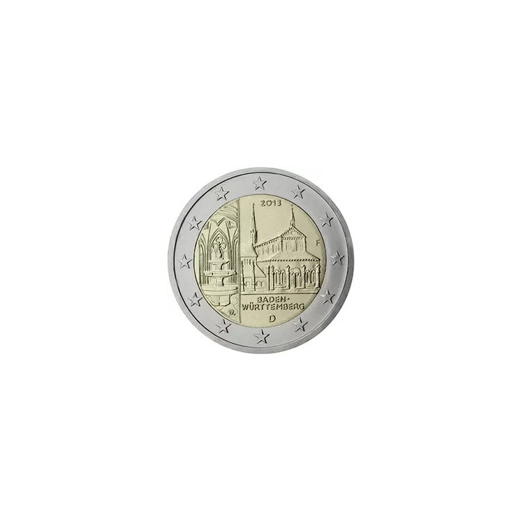 2013 - Allemagne 2 Euros, le Bade-Wurtemberg