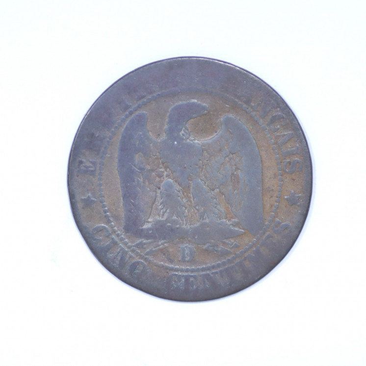 5 Centimes Napoléon III 1855 D