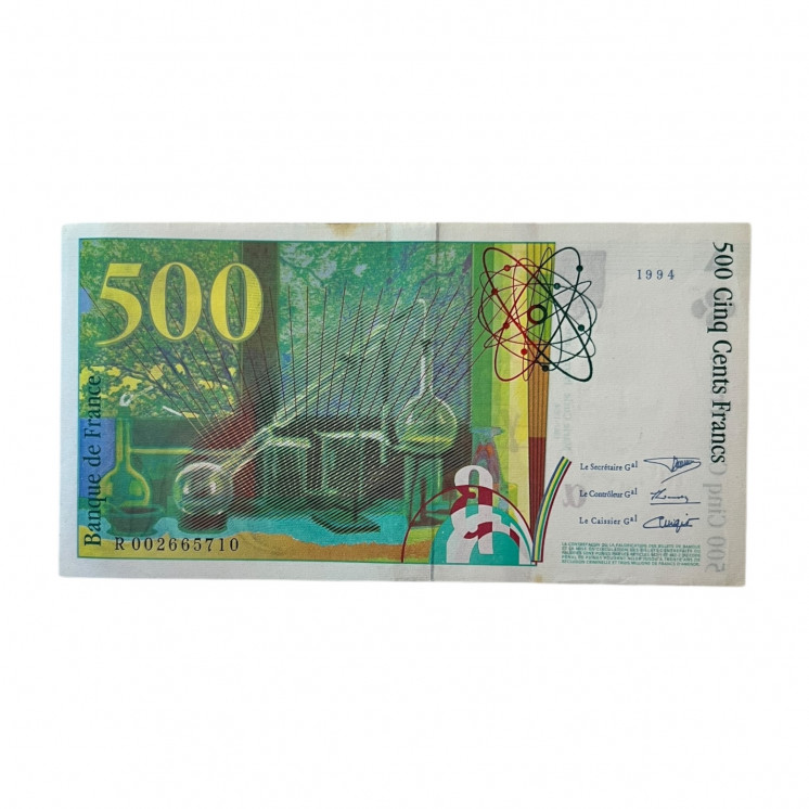 500 Francs Pierre et Marie Curie, 1994