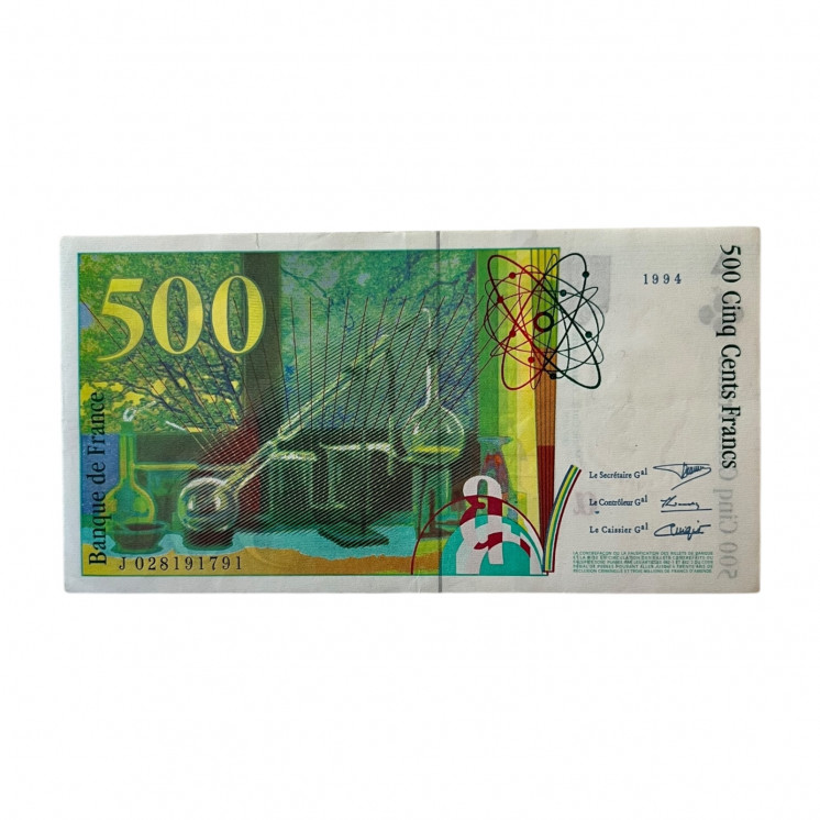 500 Francs Pierre et Marie Curie, 1994