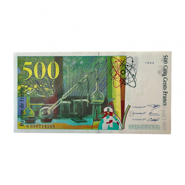 500 Francs Pierre et Marie Curie, 1994