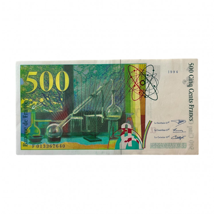 500 Francs Pierre et Marie Curie, 1994