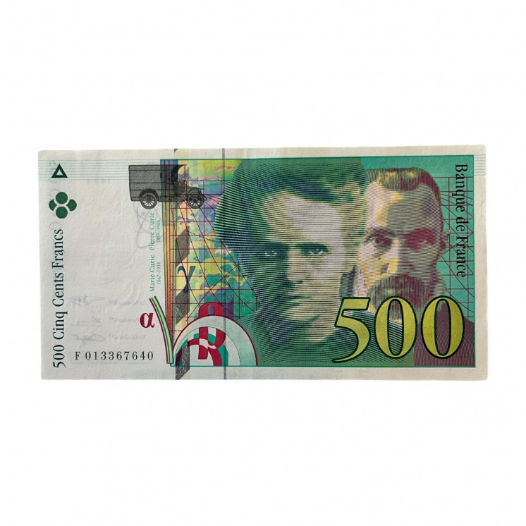 500 Francs Pierre et Marie Curie, 1994