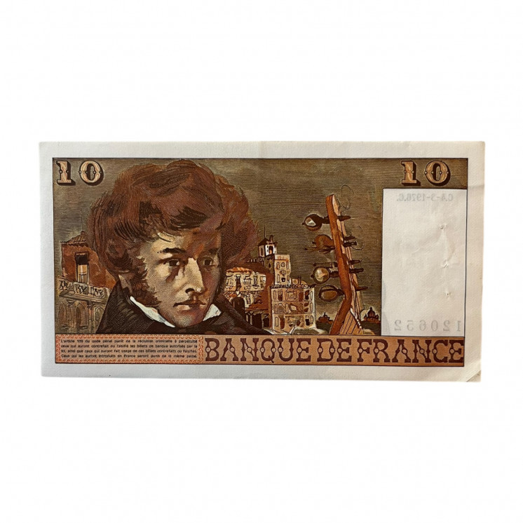 10 Francs Berlioz, 1976