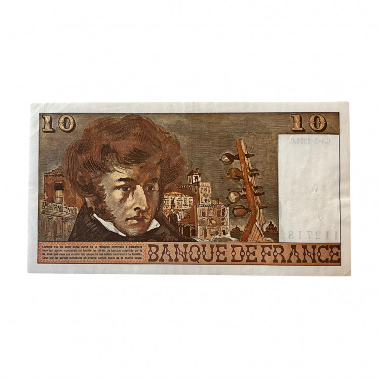 10 Francs Berlioz, 1976