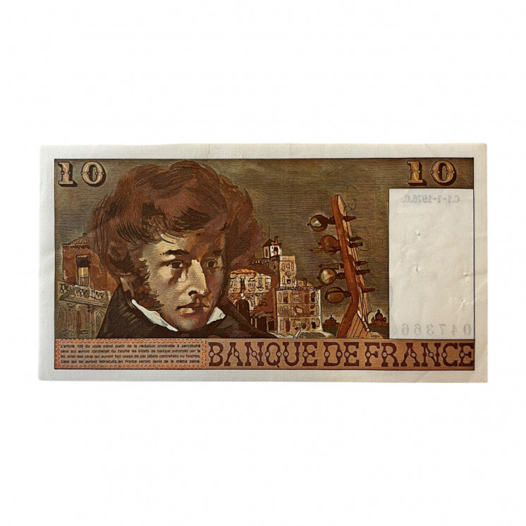 10 Francs Berlioz, 1976