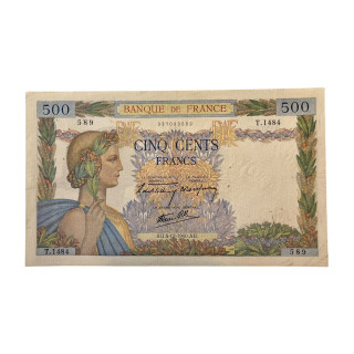 500 Francs La Paix, 1940