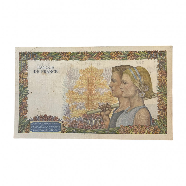 500 Francs La Paix, 1940