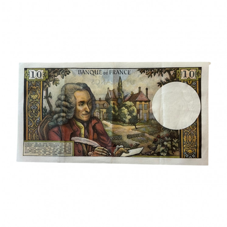 10 Francs Voltaire, 1971