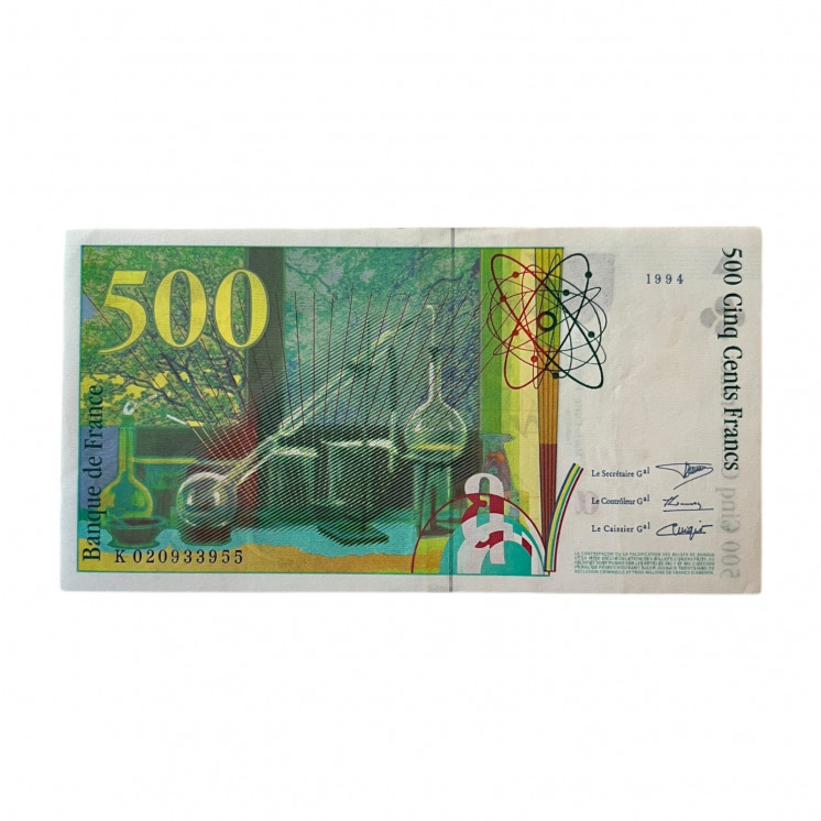 500 Francs Pierre et Marie Curie, 1994