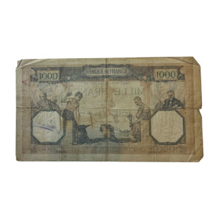 1000 Francs Cérès et Mercure, 1939