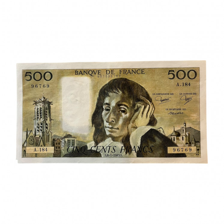 500 Francs Pascal 1983, France