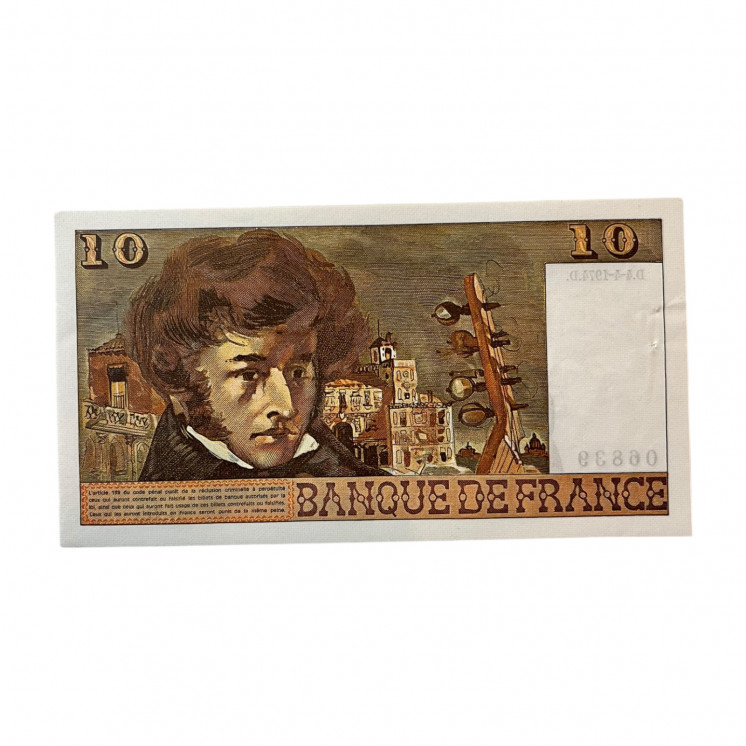 10 Francs Berlioz, 1974