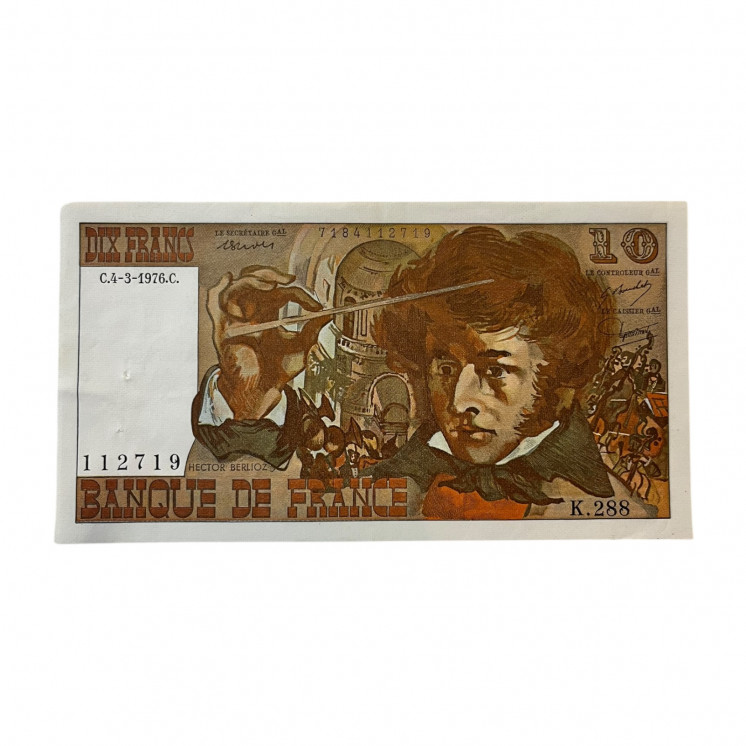 10 Francs Berlioz, 1976